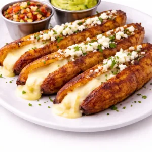Plátano con queso