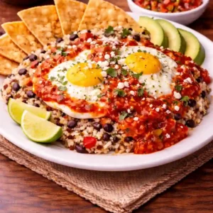 Pinto huevos ranchero